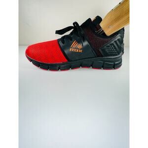 RBX Chuck-GR EF3737 Mens Red/Black Mesh Lace Up Athletic Running Sneaker Shoes 9